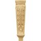 Ekena Millwork 6 3/4"W x 4 1/4"D x 27 1/2"H Extra Large Acanthus Pilaster Corbel, Alder CORW07X04X27PAAL - alternate 3